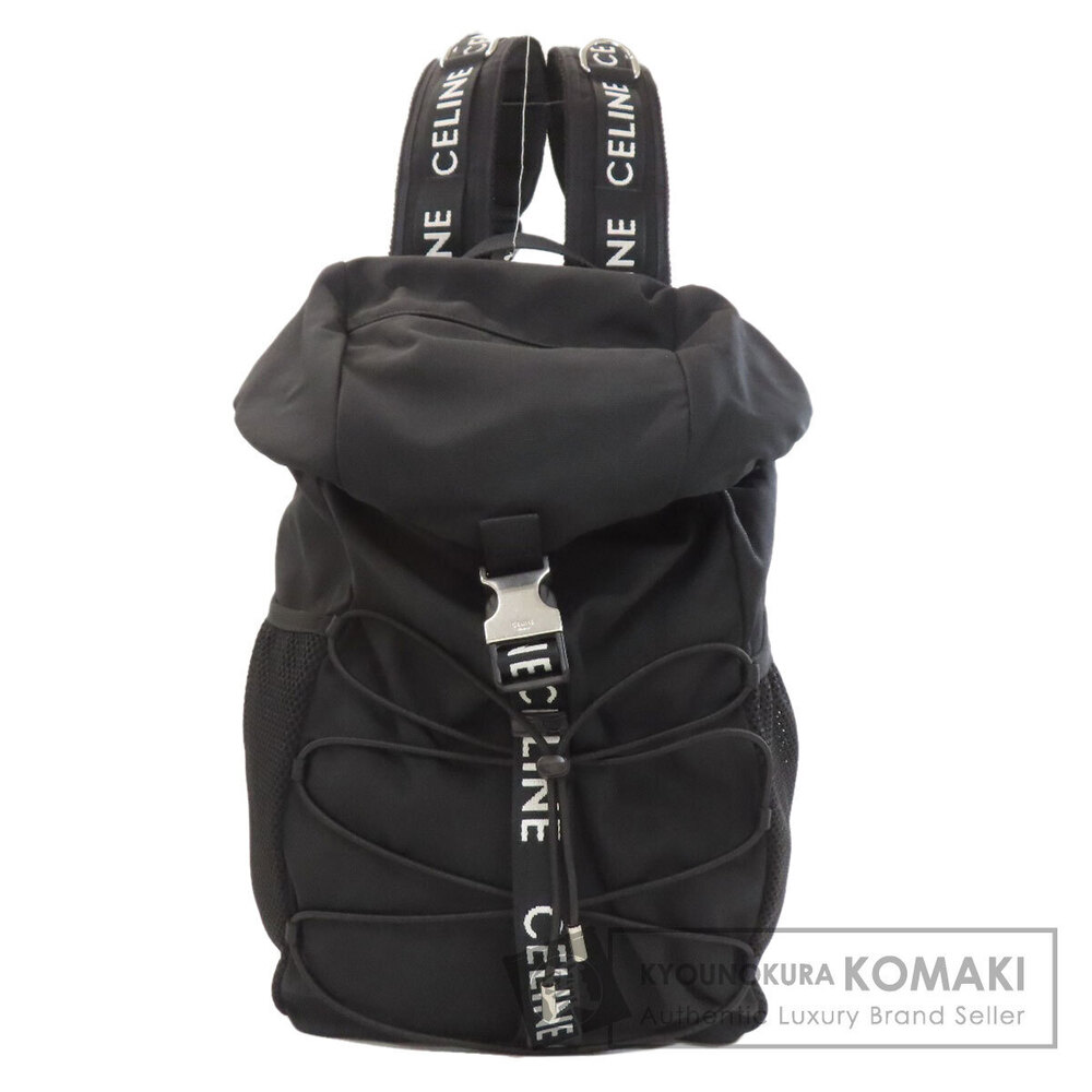 Celine Logo Backpack Rucksack Daypack Canvas